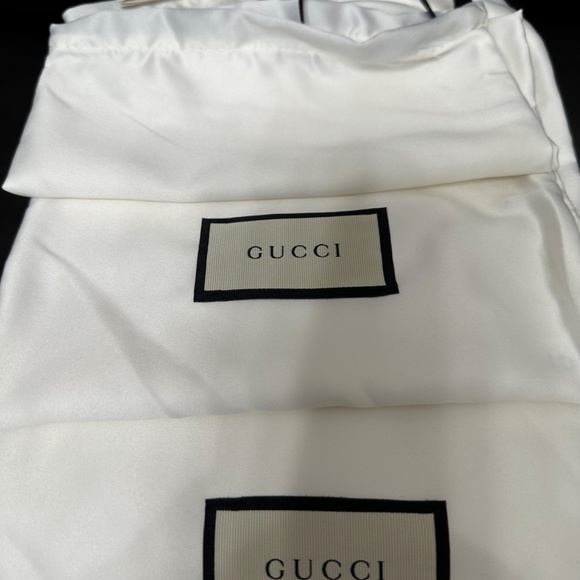 GUCCI PRINCETOWN LETHER SLIPPER MULES  GG
